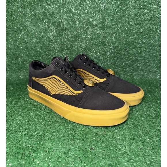 Vans x Harry Potter Golden Stitch‎ Skate Sneakers Men's Size 7.5 Women's Size 9 - Picture 2 of 10